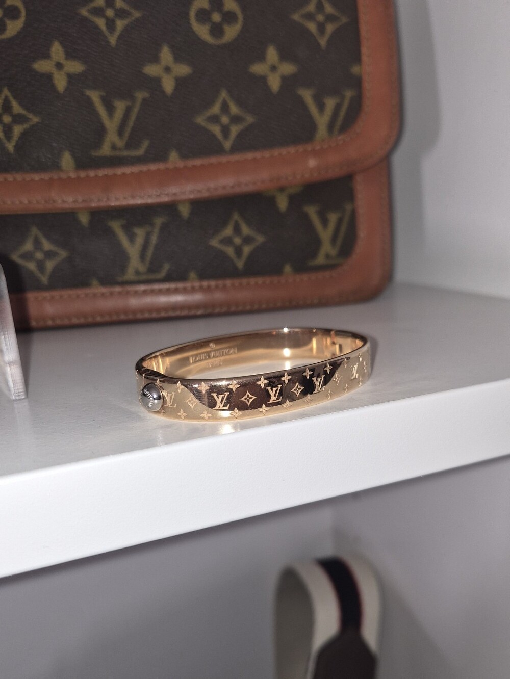 Louis Vuitton Rose Gold Monogram Bangle💛